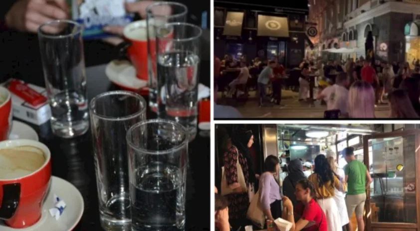 U Sarajevu kafići puni, red za pitu 20 metara, a kila bureka 20 maraka: “Moraju biti puni, kad jednu Colu ili kafu, piju čitav dan, navikli smo mi na tu šminku!”