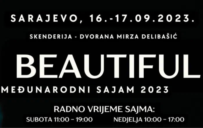 Međunarodni sajam kozmetike BeautiFUL 2023, 16. i 17. septembra u Sarajevu
