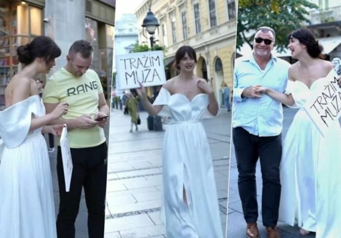 Banjalucanka Trazi Supruga Milena Prosetala Centrom Beograda Sa Neobicnim Transparentom