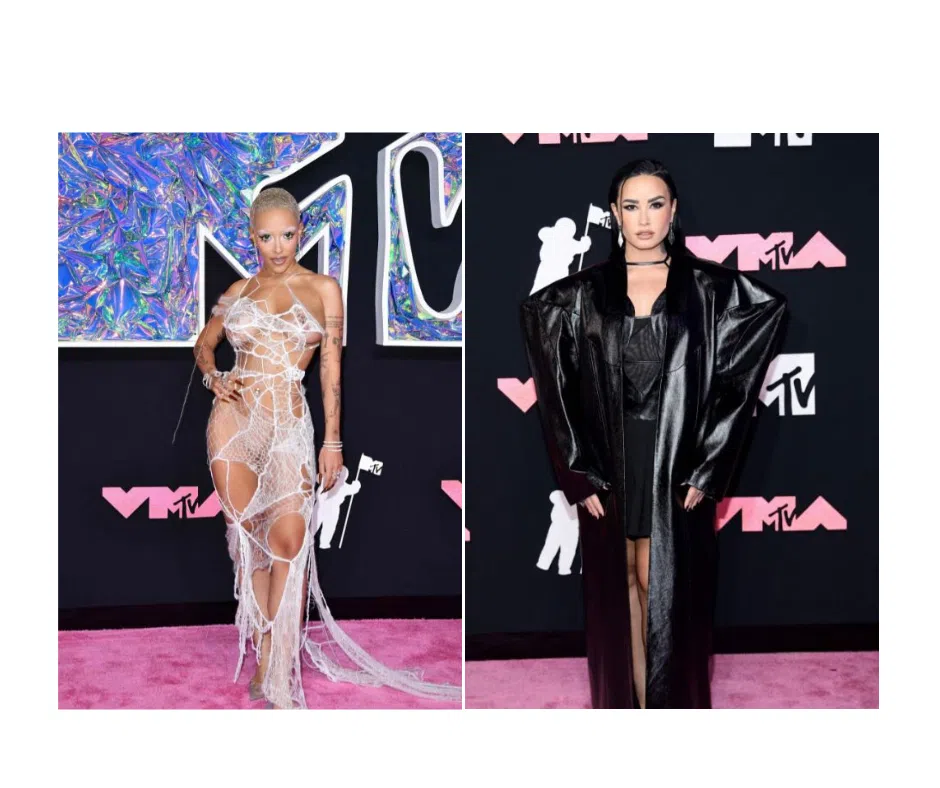 Modne kreacije na crvenom tepihu VMA nagrada: Od paukove mreže do glam haljina
