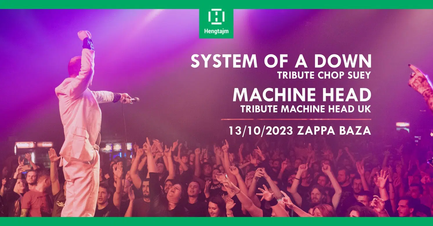 System Of A Down Tribute Chop Suey i Machine Head UK tribute u bazi Zappa