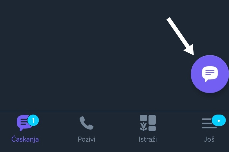 drugi korak za stvaranje viber grupe na androidu