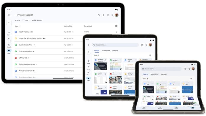 1701034888 Google Drive Na Tabletima I Foldable Uredajima Donosi Nove Znacajke