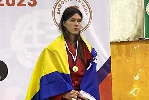 Sarah Trebović prvakinja Balkana u sambu Sarah Trebovic Prvakinja Balkana U Sambu