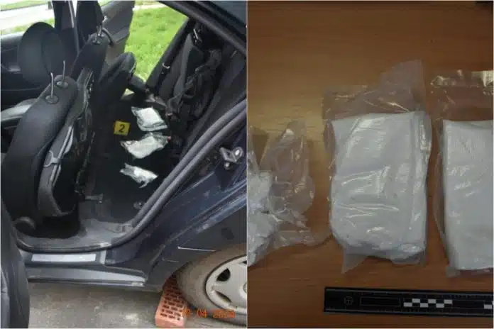 1712855939 Policajci Zaustavili Auto Na M 17 Pronasli Vise Od Kilogram Opojne