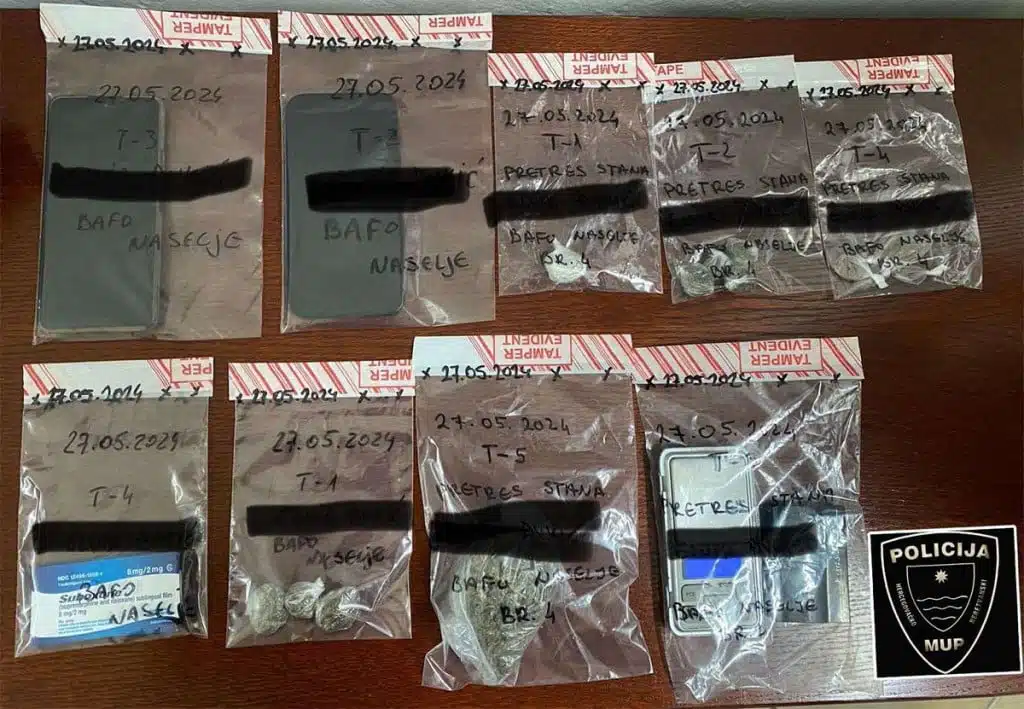 Mostar: Uhićena braća zbog preprodaje droge, otkriveno veliko otkriće kod njih