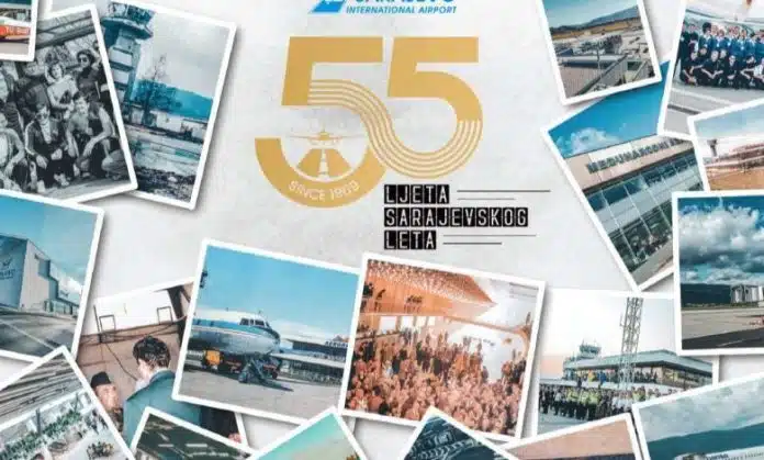 Međunarodni aerodrom Sarajevo obilježava godišnjicu pod sloganom '55 ljeta sarajevskog