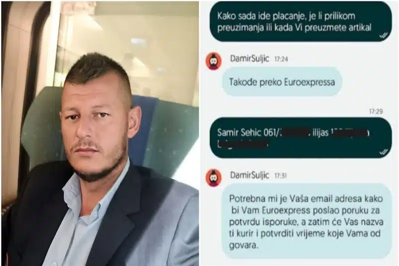 Sav novac s računa Samira Šehića ukraden putem OLX-a