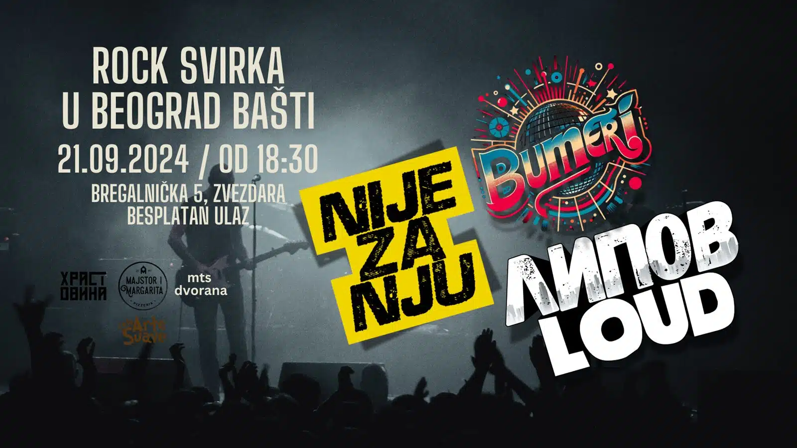Lipov Loud, Boomers i Not for her u Beogradskoj bašti 21.9.