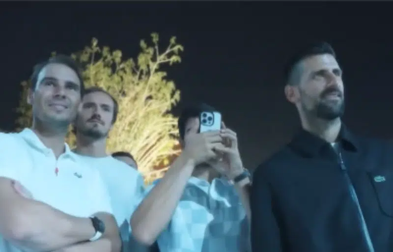 PRIJE VELIKE UTAKMICE: Nole i Rafa uživali u Rijadu (VIDEO)