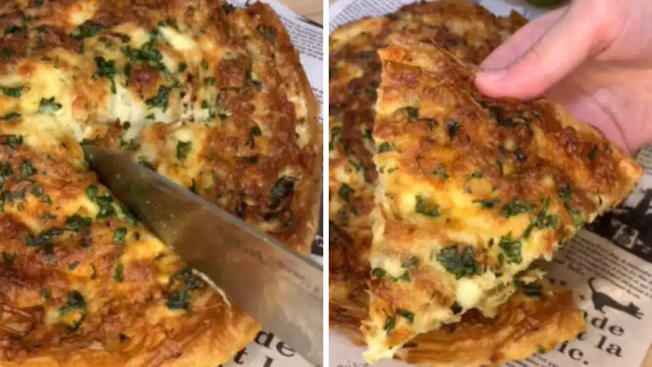 Posuta sirom zalivena pita
