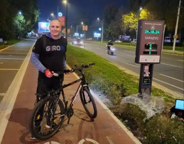Prvi brojač bicikala postavljen u Sarajevu