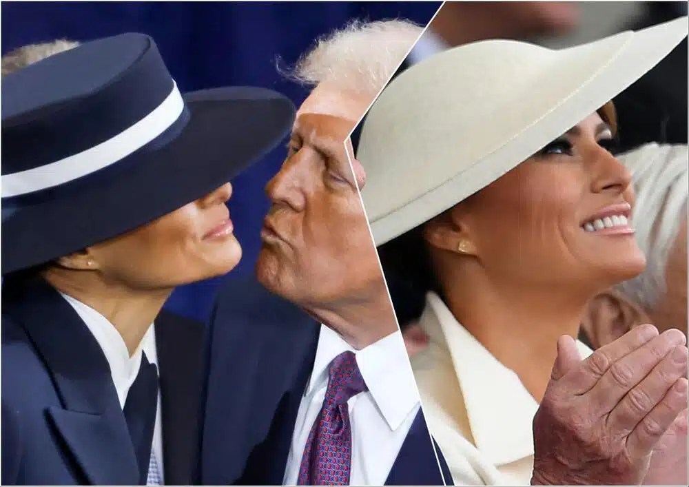 Melanija rijetko nosi šešire, ali uvjek za udžbenike: Jednim zasjenila kraljicu, a drugim Brižit Makron učinila nevidljivom