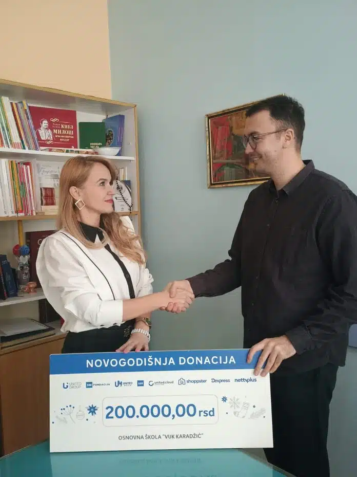 Fondacija SBB uručila je novogodišnju donaciju Osnovnoj školi