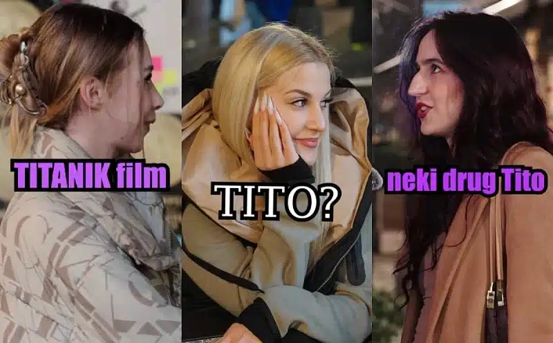 Pitali su mlade u Beogradu koji su bili Tito, šokirali su odgovore: “Postoji li zabilježen Titanik?”