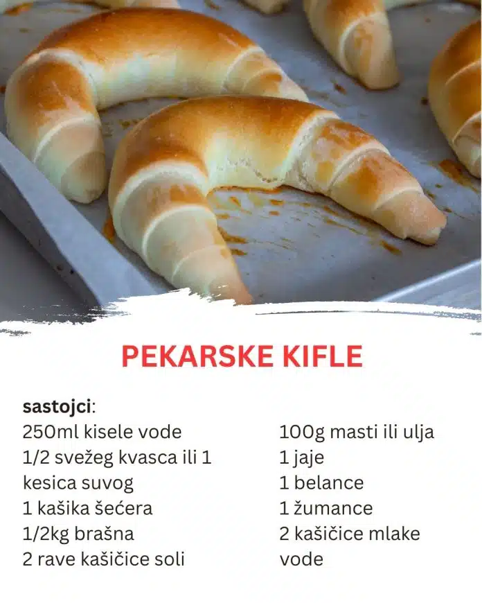 Pekarske kifle – Nevjerovatno sočne i vazdušaste