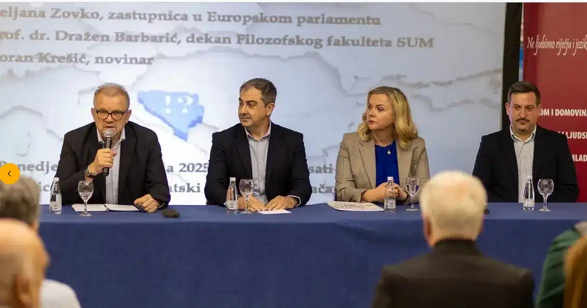 Tribina u Mostaru: Evo ko je po Čovićevom nalogu krenuo u separatizam