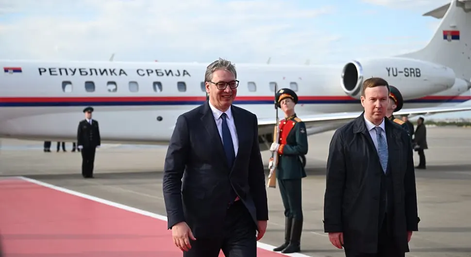 Oglasio se Vučić nakon dolaska u Moskvu