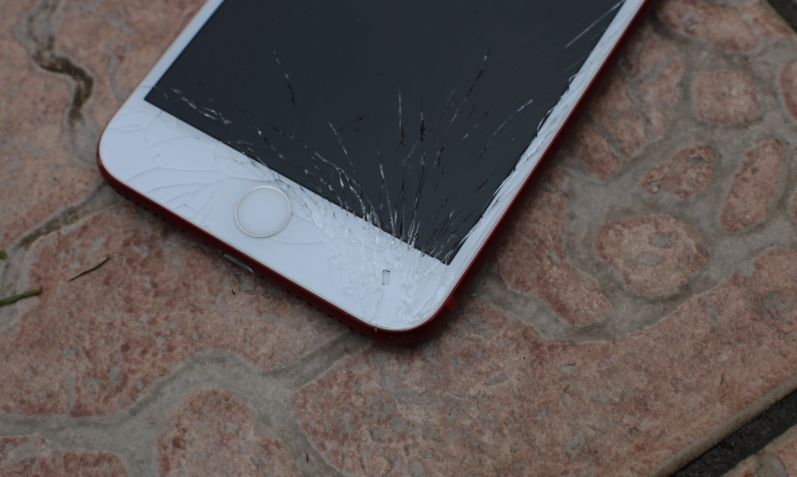 Torn iPhone