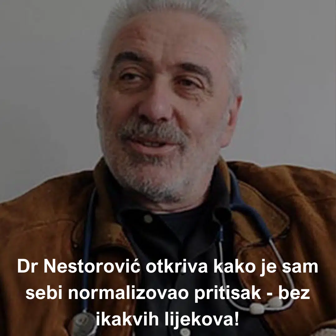 Saznajte trik Branimira Nestorovića: kako je njegov pritisak pao na 125/80 bez lijekova