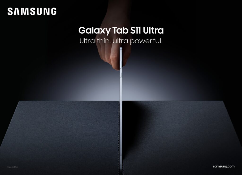 Galaxy Tab S11 Feature Visuals Thin 510x370mm