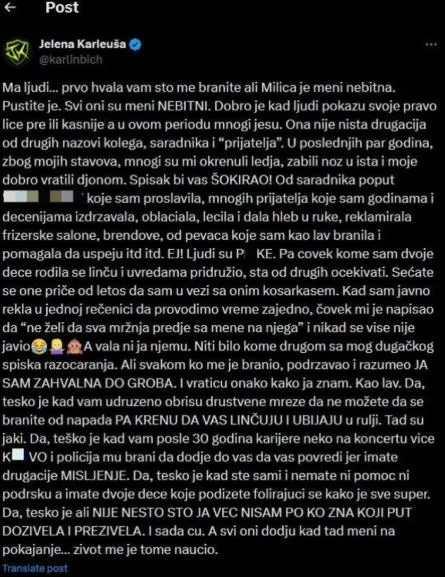 Karleuša raskinula s košarkašem: Jednim potezom ju je razočarao, pa prekinuli kontakt!