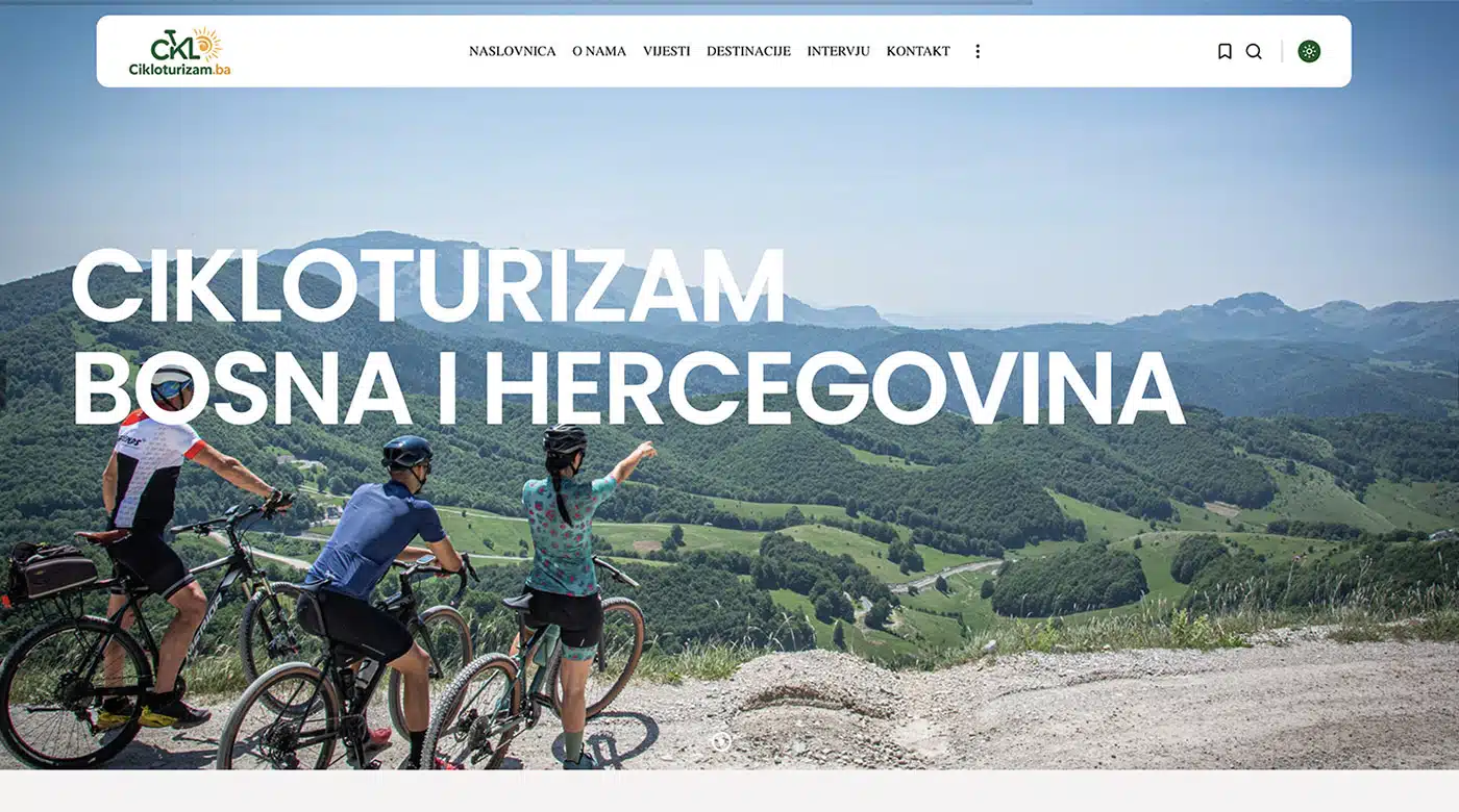 Pokrenut prvi portal za vijesti iz svijeta cikloturizma u BiH – cikloturizam.ba – Poslovne novine