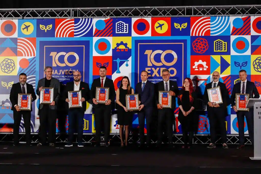 Najuspješnije kompanije i pojedinci iz BiH i regiona nagrađeni na svečanoj ceremoniji ‘100 Najvećih’ – Business Magazine