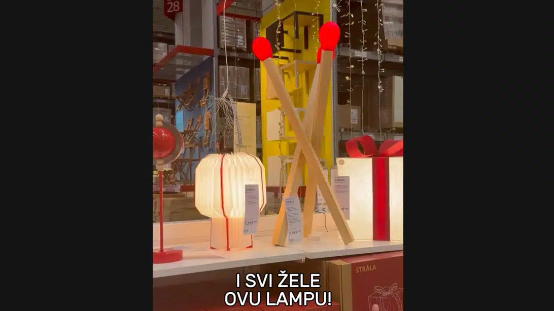Neobična Ikeina lampa preko noći je postala viralni hit! Ljudi misle da je to šala, provjerili smo zašto to svi žele