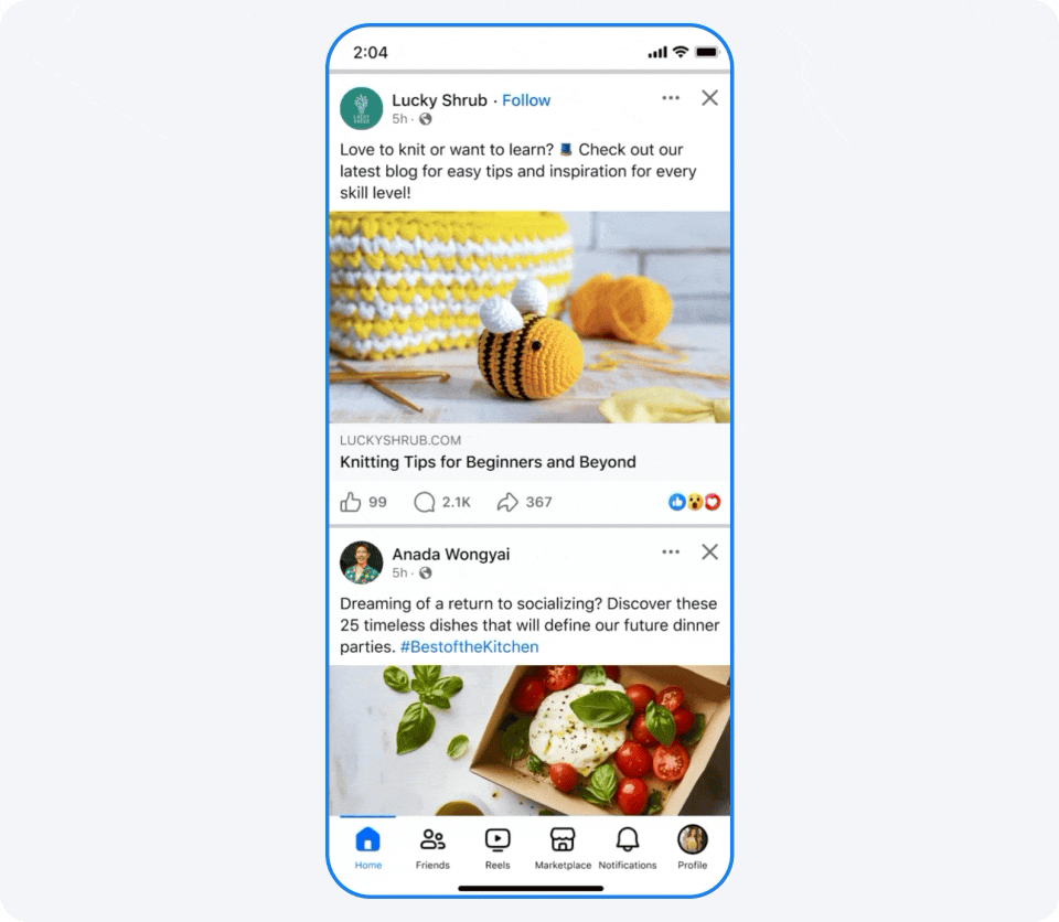 Facebook "čisti" Feed - cilj je veća osobnost 4
