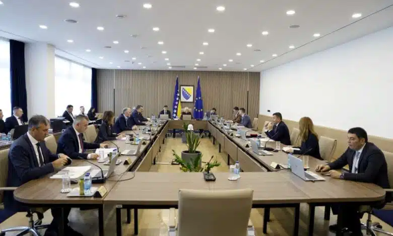 Vijeće ministara BiH danas o zakonima o Sudu BiH i VSTV-u, te o glavnom pregovaraču