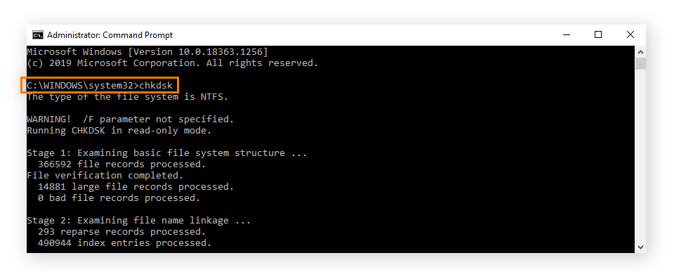 CHKDSK
