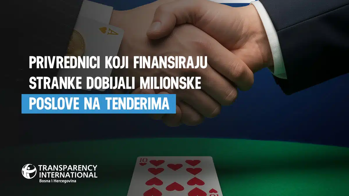 Privrednici koji finansiraju stranke dobijali milionske poslove na tenderima
