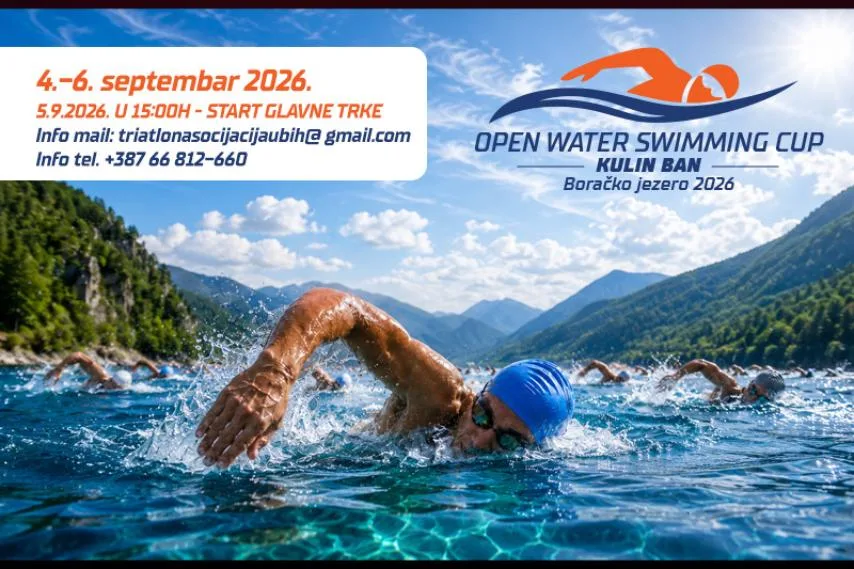 Boračko jezero spremno za sportski spektakl: Plivači iz BiH i regiona u borbi za “Kulin Ban Cup”