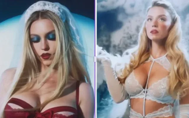 Ma jesu li to blagdani uranili? Sydney Sweeney kao Baka Mrazica, ali u donjem rublju (VIDEO)
