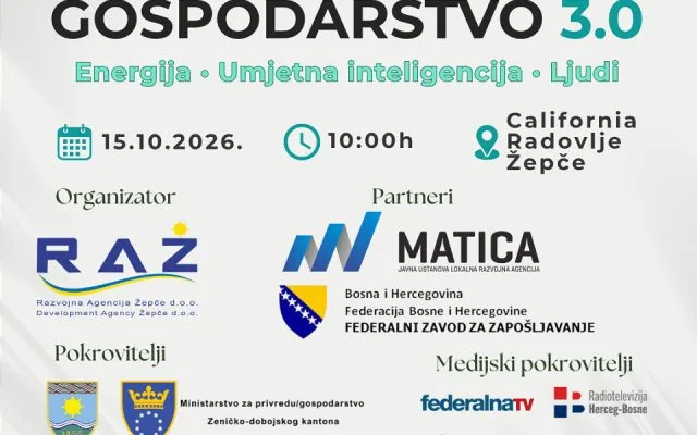 Gospodarski forum Žepče 2026: AI, energija i tržište rada