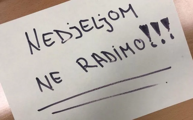 Neradna nedjelja u FBiH pod pritiskom, sindikat upozorava na moguće ukidanje